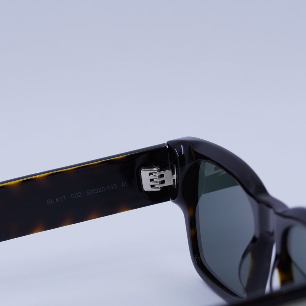 🕶️ New Saint Laurent SL617 002 Sunglasses - Dark Havana Frame, Grey Lenses - Picture 7 of 10